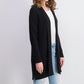 Cardigan feminino patchwork Charter Club, preto, tamanho pequeno