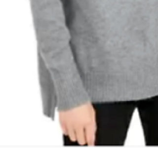 Suéter feminino Becca Tilley XTurtleneck High-Low Bar III, cor carvão, tamanho X-S