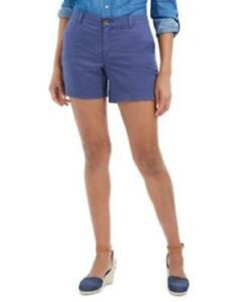 Shorts chino feminino Style &amp; Co. azul escuro tamanho 12
