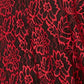Vestido Plus Size Juvenil City Studios Renda Fit &amp; Flare Vermelho Tamanho 22W