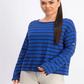 Camiseta Levi's Cora Cotton Sailor Feminina Azul Marinho Tamanho P
