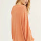 Suéter Hacci Main Squeeze Feminino Free People Laranja Tamanho X-S