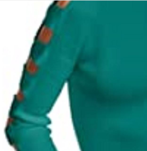 Suéter infantil manga treliça verde tamanho pequeno da Almost Famous