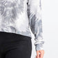 Blusa canelada tingida Crave Fame Juniors, preta, tamanho extragrande