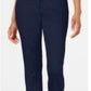 Calça feminina Tommy Hilfiger com acabamento em fita, azul-marinho, tamanho 14