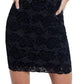 Vestido Guess Feminino Drea Off-The-Shoulder Azul Tamanho Médio