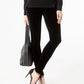 Calça skinny de veludo feminina INC International Concepts, preta, tamanho 0
