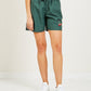 American Rag Budd Messenger Shorts Feminino Verde Tamanho X-G