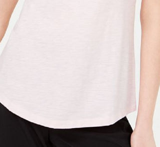 Camiseta feminina Maison Jules com decote em V e bolso aplicado, branca, tamanho extragrande