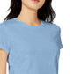 Camiseta feminina Maison Jules High-Low, azul, tamanho P