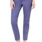 Calça feminina slim Maison Jules, azul marinho, tamanho 0