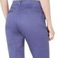 Calça feminina slim Maison Jules, azul marinho, tamanho 0