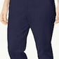 Calça feminina slim Maison Jules, azul-marinho, tamanho 10