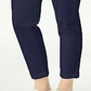 Calça feminina slim Maison Jules, azul-marinho, tamanho 10