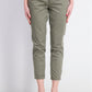 Calça feminina slim fit Maison Jules, verde, tamanho 4