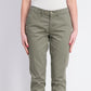 Calça feminina slim fit Maison Jules, verde, tamanho 4