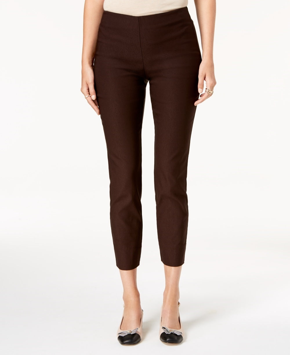 Calça Chelsea Petite Tummy-Control Feminina Charter Club Honey Tamanho 10 P