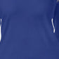 Karen Scott Top feminino com decote redondo, azul, tamanho XX-G