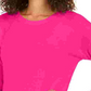 Camiseta esportiva feminina mesclada Ideology, rosa, tamanho grande