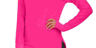 Ideology Women's Heathered Activewear T Shirt Pink Size Large