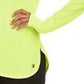 Blusa feminina de manga comprida mesclada Ideology, tamanho grande, dourada