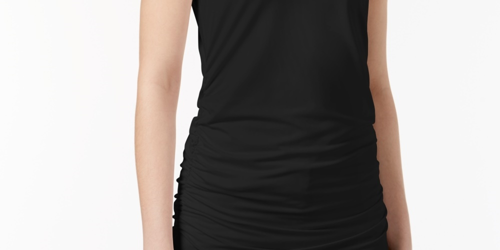 Blusa sem mangas Alfani feminina, decote redondo e franzido, preta, tamanho médio