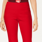 Calça Ponte Feminina Cambridge Pull On Charter Club Vermelha Tamanho 10