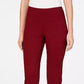 Calças Ponte Femininas Cambridge Pull On Charter Club Vinho Tamanho 16