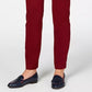 Calças Ponte Femininas Cambridge Pull On Charter Club Vinho Tamanho 16