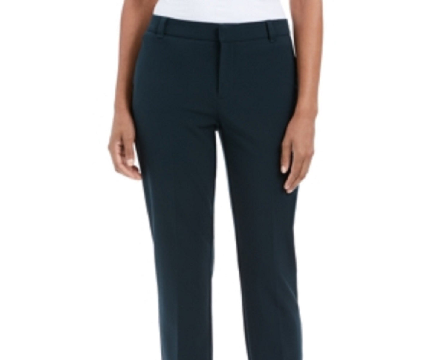 Calça feminina Charter Club Slim Fit até o tornozelo, verde escuro, tamanho 4