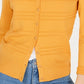 Cardigan texturizado feminino Charter Club, tamanho pequeno, dourado