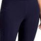 Calça feminina Charter Club Petite Pull On Ponte Knit Azul Tamanho 24X4,5
