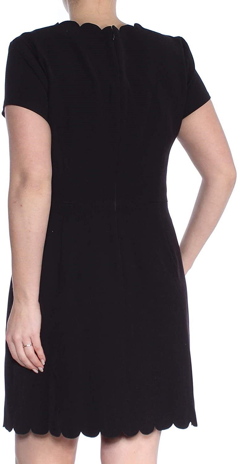Vestido tubinho recortado feminino Maison Jules, preto, tamanho 10