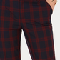 Calça feminina xadrez justa no tornozelo Charter Club, azul, tamanho 6