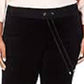 Calça de veludo feminina Charter Club, preta, tamanho pequeno, pequeno, pequeno
