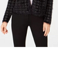Cardigan Feminino Alfani Eyelash Preto Tamanho Pequeno Médio
