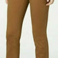 Calça jeans feminina Charter Club Petite Lexington reta marrom tamanho 10 P