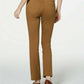 Calça jeans feminina Charter Club Petite Lexington reta marrom tamanho 10 P