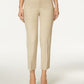 Calça feminina Charter Club Newport Tummy-Control Slim-Fit, bege, tamanho 4