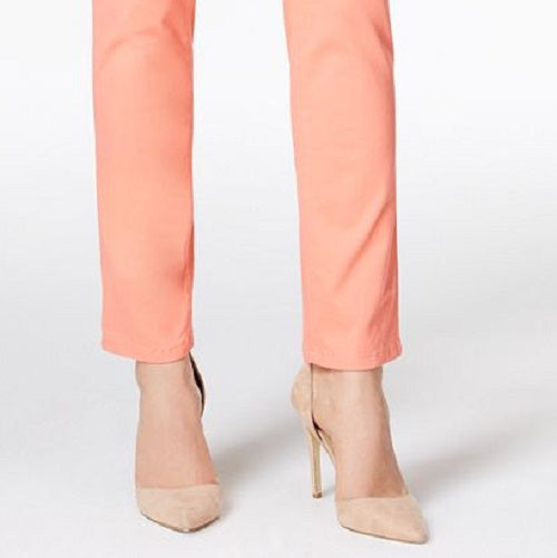 Calça jeans skinny feminina Charter Club Bristol, laranja, tamanho 16