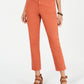 Calça Chino Feminina Style &amp; Co Laranja Tamanho 6
