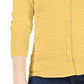 Cardigan feminino texturizado de lurex Charter Club, tamanho dourado, tamanho extrapequeno
