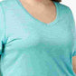 Camiseta listrada plus size feminina Ideology, azul, tamanho 2X