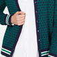 Cardigan estampado feminino Charter Club, azul, tamanho pequeno