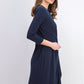 Vestido envelope falso feminino Charter Club Hardware azul tamanho pequeno