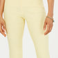 Charter Club Cambridge Skinny Pull On Tummy Control Short Feminino Amarelo Tamanho 18