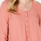 Top curto estilo feminino estilo &amp; co, laranja, tamanho médio