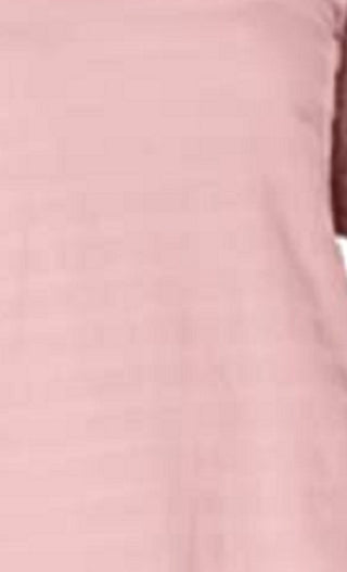 Charter Club Women's Cotton Texture-Striped Elbow-Sleeve Top Dark Pink Size Extra Large