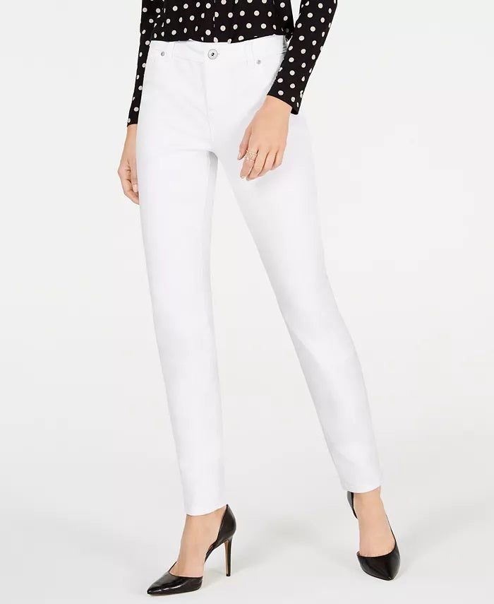 Calça jeans skinny feminina INC International Concepts Petite com cinco bolsos, tamanho natural 8 P