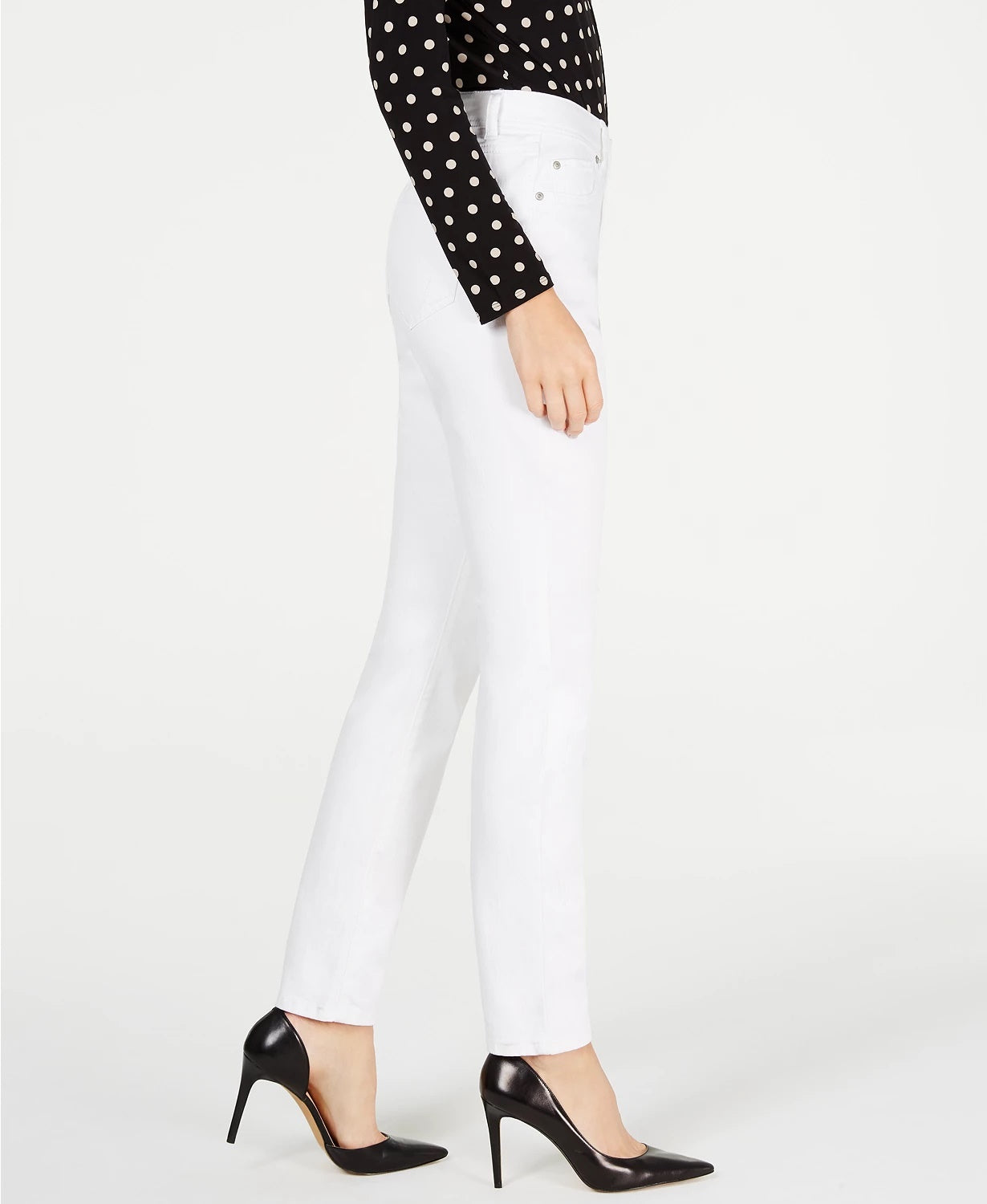 Calça jeans skinny feminina INC International Concepts Petite com cinco bolsos, tamanho natural 8 P